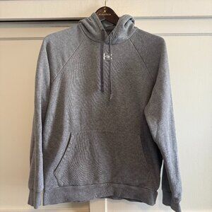 Under Armour Gray Hoodie – Unisex Small/Ch Great for Middle School Kids